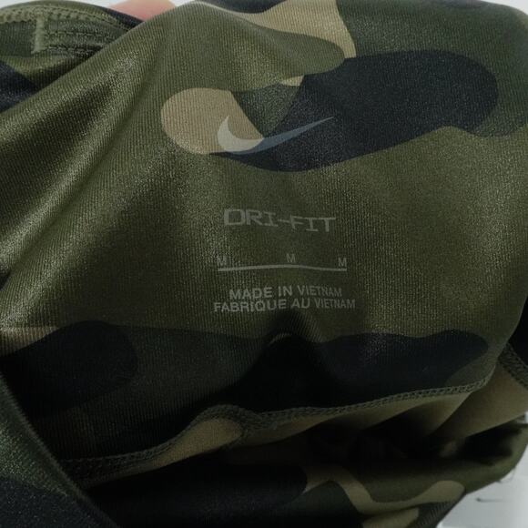 Nike Legging Womens Medium Green Camo One Dri FIt Trainging Gym Workout Stretch - Picture 3 of 14